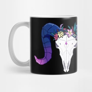 Horn in flowers Mug